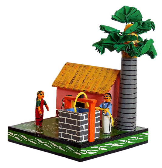 Wooden hut